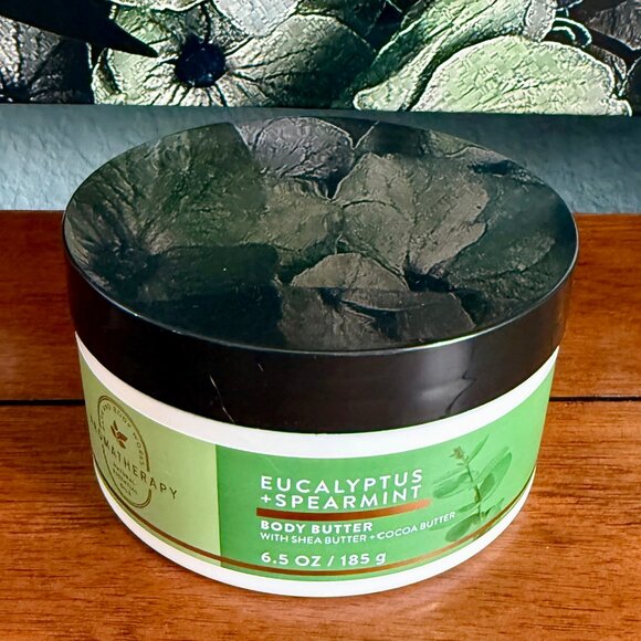 NEW Aromathery Eucalyptus + Spearmint Body Butter  Bath and Body Works - Picture 1 of 4